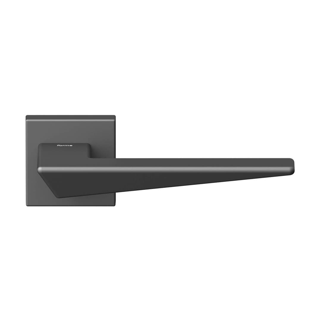 Forme Naxos – Πόμολο Πόρτας Ροζέτα – Square rosette Fixa – Graphite (A215-RFXQ0-G01)