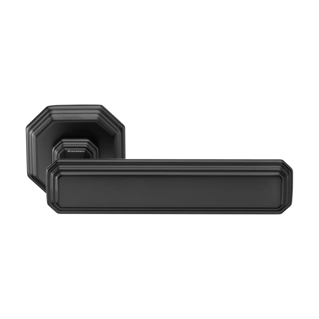 Forme Themis – Πόμολο Πόρτας Ροζέτα – Atlas rosette – Matt Black (A217-RFXA8-N52)