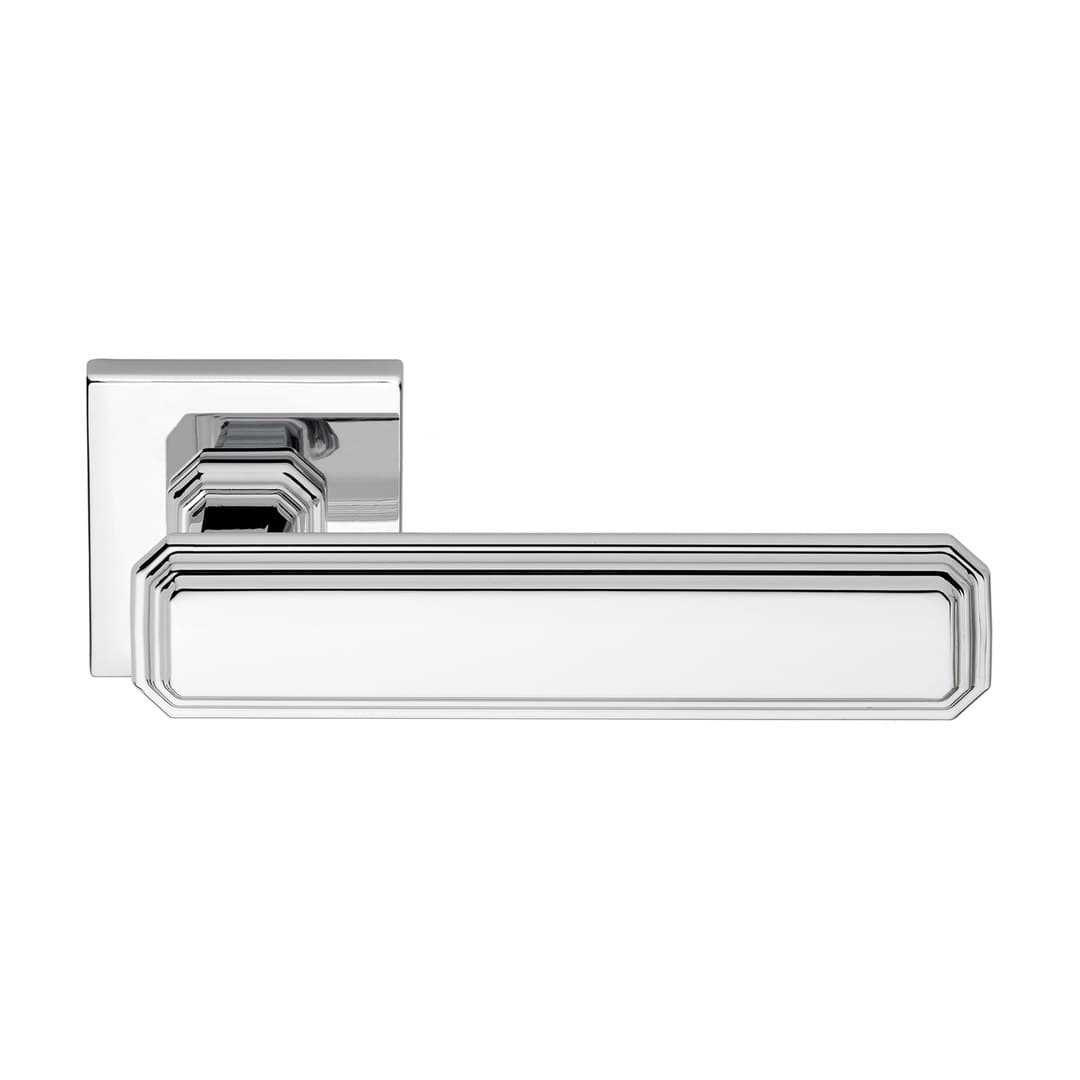 Forme Themis – Πόμολο Πόρτας Ροζέτα – Square rosette Fixa – Polished Chrome (A217-RFXQ0-C01)