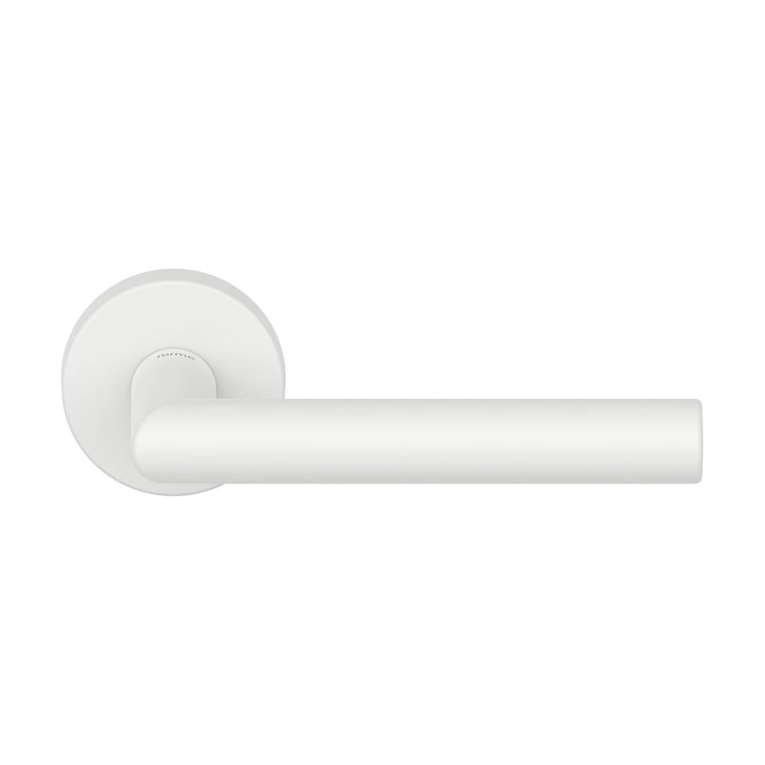 Forme Elle – Πόμολο Πόρτας Ροζέτα – Round rosette Fixa – Matt White (A236-RFXT0-B31)