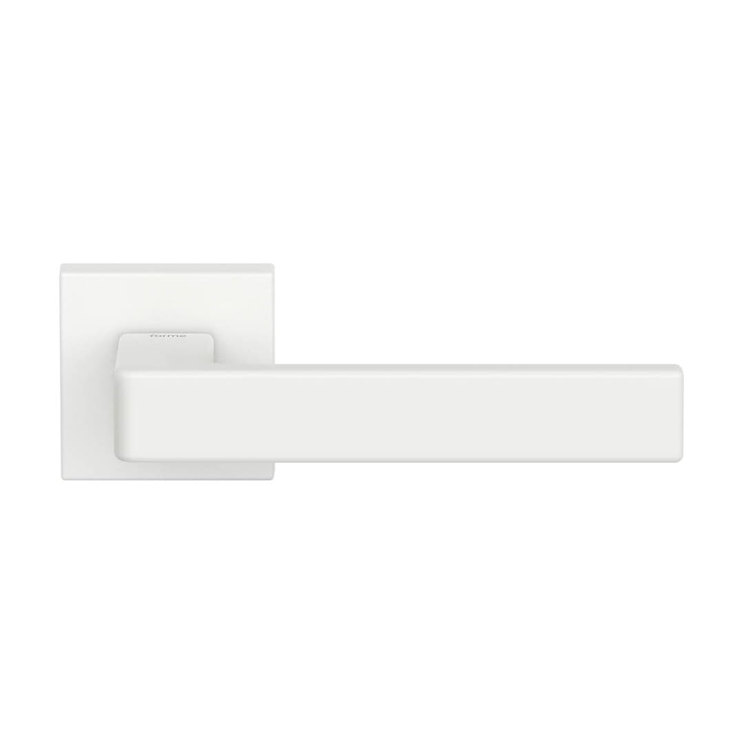 Forme Asti – Πόμολο Πόρτας Ροζέτα – Square rosette Fixa – Matt White (A254-RFXQ0-B31)