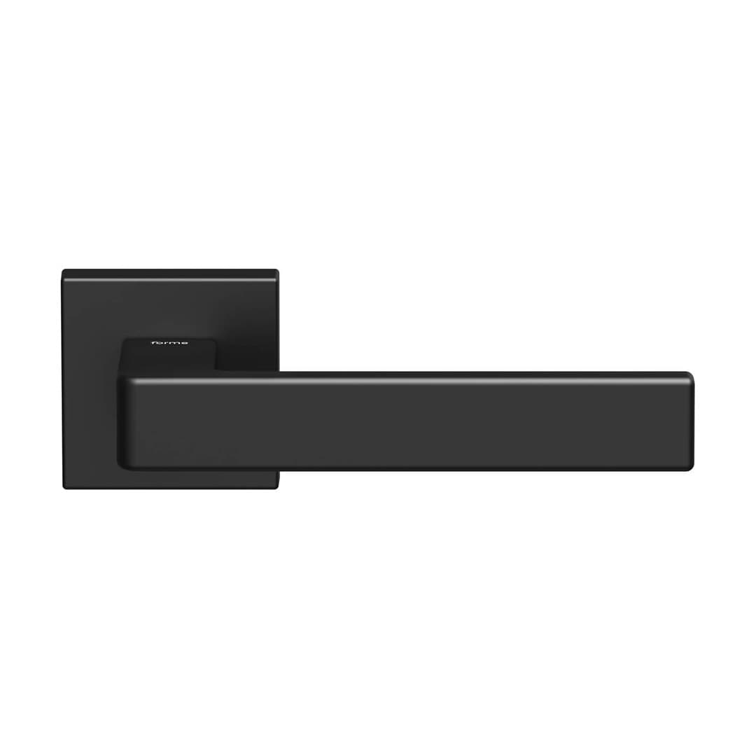 Forme Asti – Πόμολο Πόρτας Ροζέτα – Square rosette Fixa – Matt Black (A254-RFXQ0-N52)