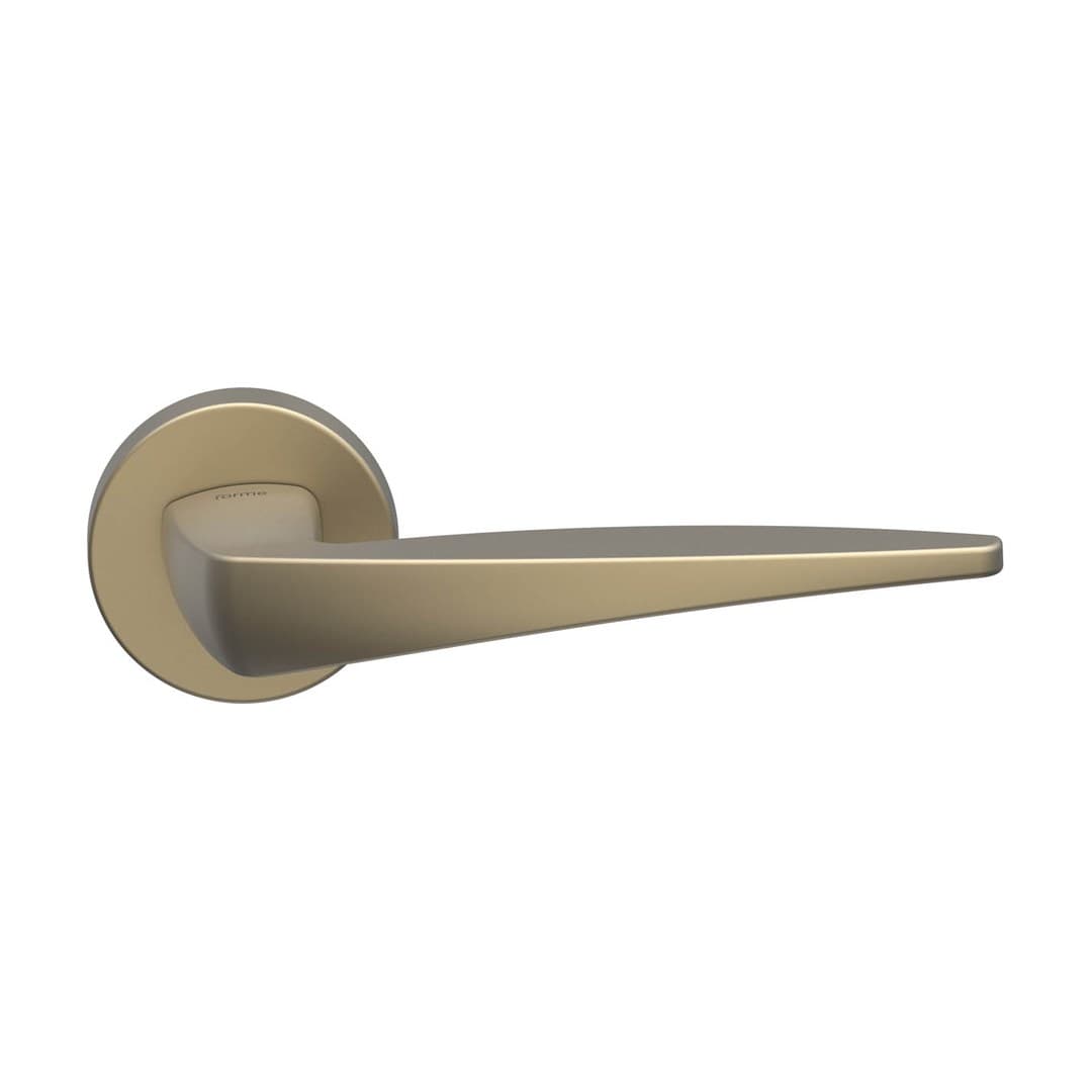 Forme Foglia – Πόμολο Πόρτας Ροζέτα – Round rosette Fixa – Brassed Satin Matt (A272-RFXT0-S02)