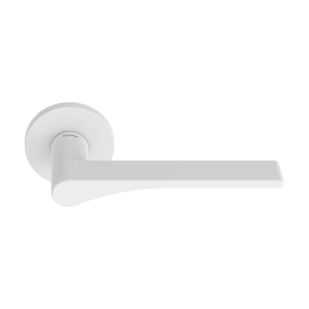 Forme Eos – Πόμολο Πόρτας Ροζέτα – Round rosette Fixa – Matt White (A294-RFXT0-B31)