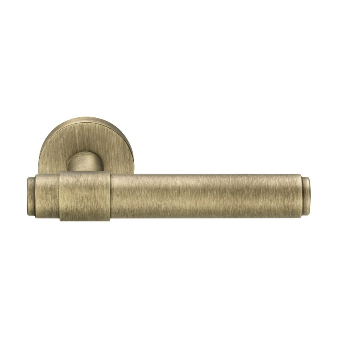 Forme Viva – Πόμολο Πόρτας Ροζέτα – Round rosette Fixa – Scratched Bronze (A333-RFXT0-B03)