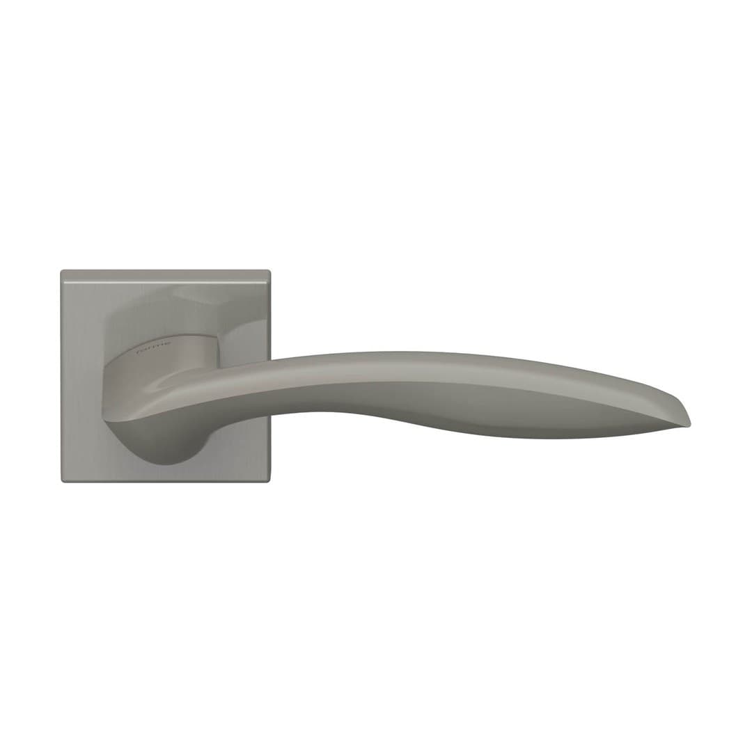 Forme Chicago – Πόμολο Πόρτας Ροζέτα – Square rosette Fixa – Satin Nickel (A423-RFXQ0-N02)