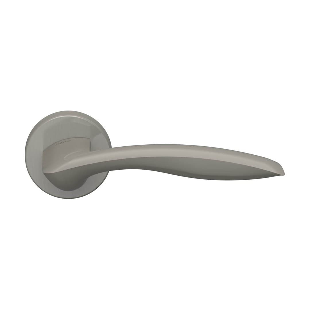 Forme Chicago – Πόμολο Πόρτας Ροζέτα – Round rosette Fixa – Satin Nickel (A423-RFXT0-N02)