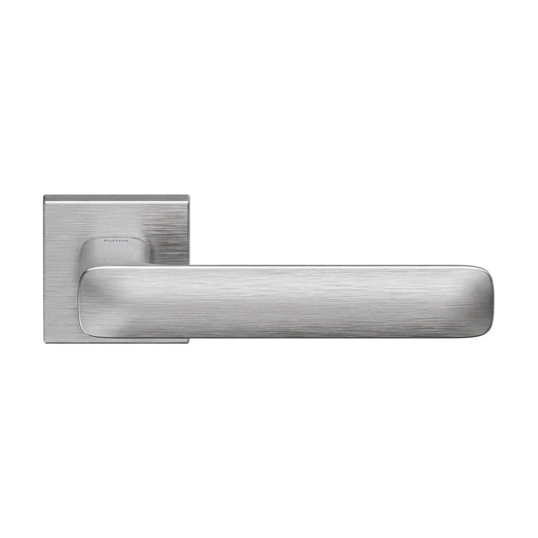 Forme Sky – Πόμολο Πόρτας Ροζέτα – Square rosette Fixa – Satin Chrome (A490-RFXQ0-C02)