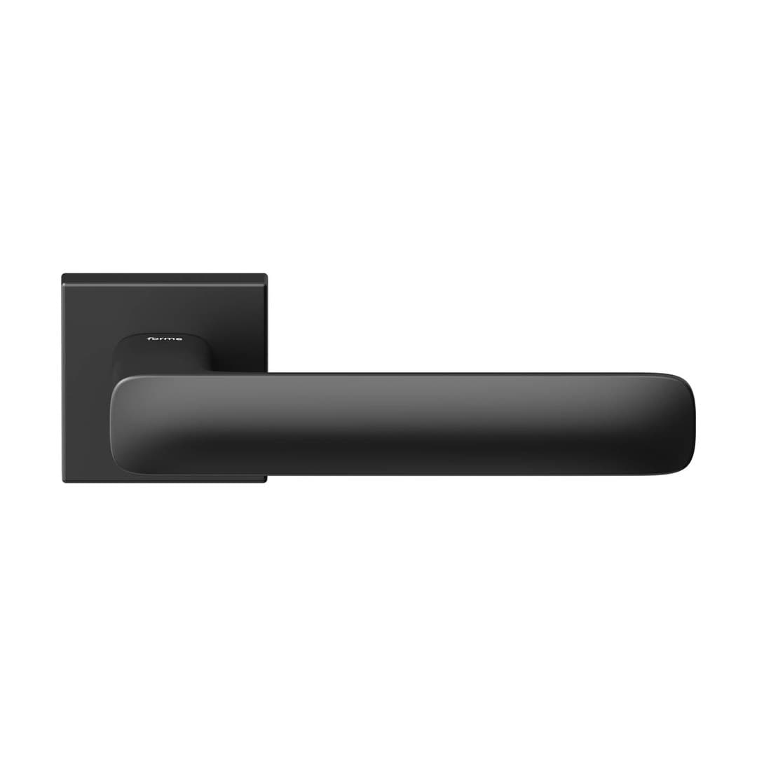 Forme Sky – Πόμολο Πόρτας Ροζέτα – Square rosette Fixa – Matt Black (A490-RFXQ0-N52)