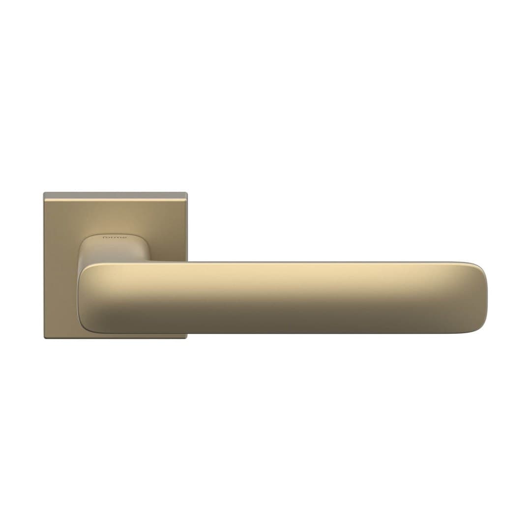 Forme Sky – Πόμολο Πόρτας Ροζέτα – Square rosette Fixa – Brassed Satin Matt (A490-RFXQ0-S02)