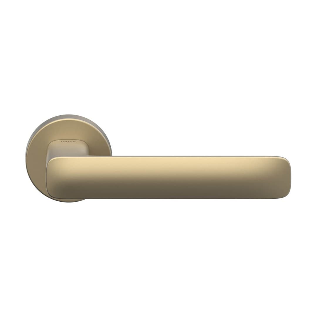 Forme Sky – Πόμολο Πόρτας Ροζέτα – Round rosette Fixa – Brassed Satin Matt (A490-RFXT0-S02)