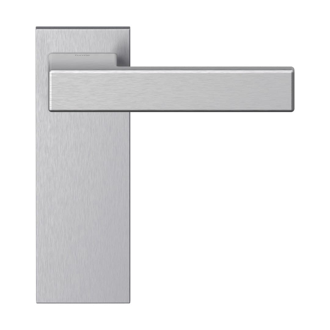 Forme Leeds – Πόμολο Πόρτας Πλάκα – Short Q plate – Satin Chrome (A514-PSQ-C02)