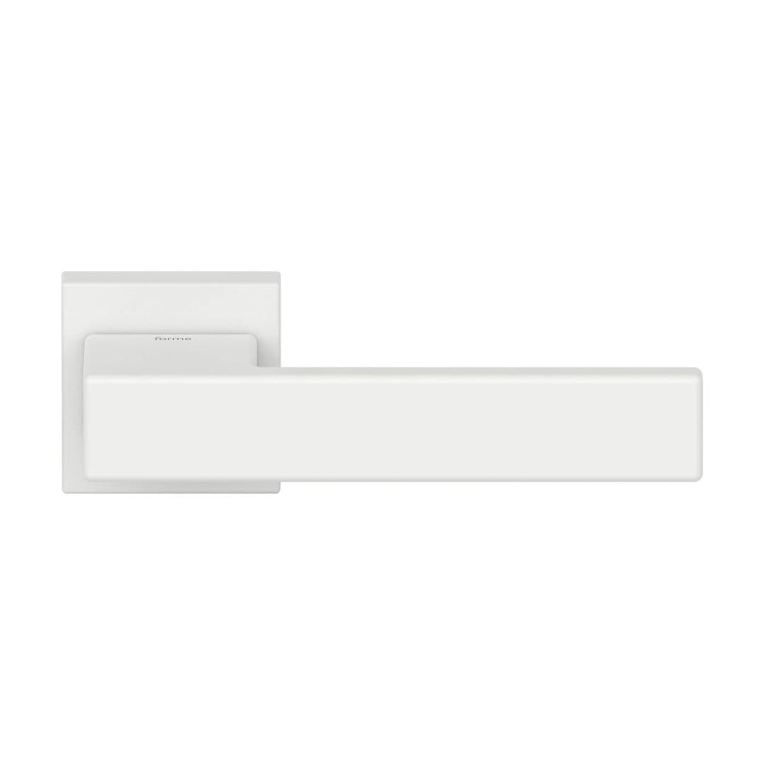 Forme Leeds – Πόμολο Πόρτας Ροζέτα – Square rosette Fixa – Matt White (A514-RFXQ0-B31)