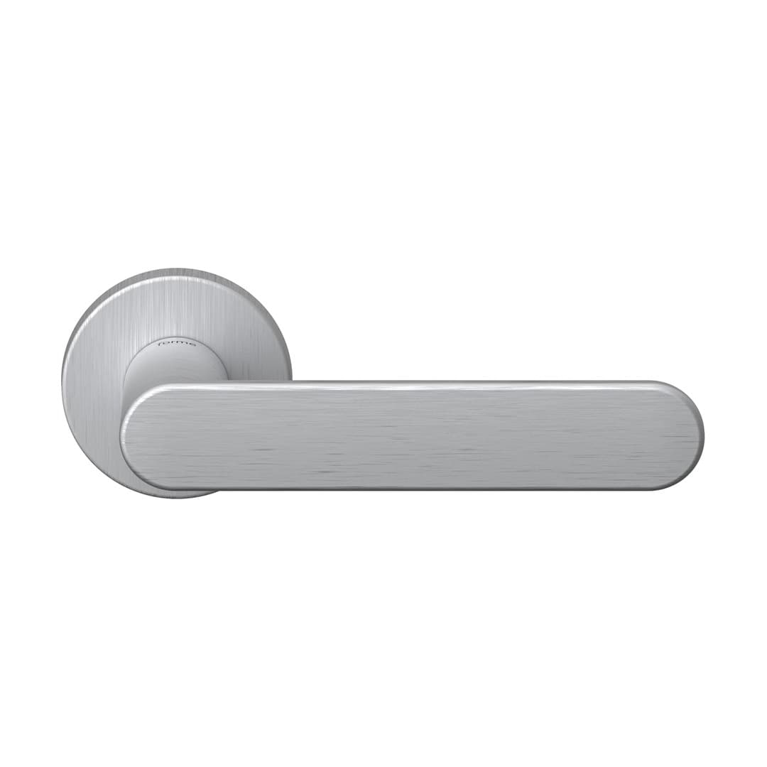 Forme Round – Πόμολο Πόρτας Ροζέτα – Round rosette – Satin Silver (A519-RTX07-C22)