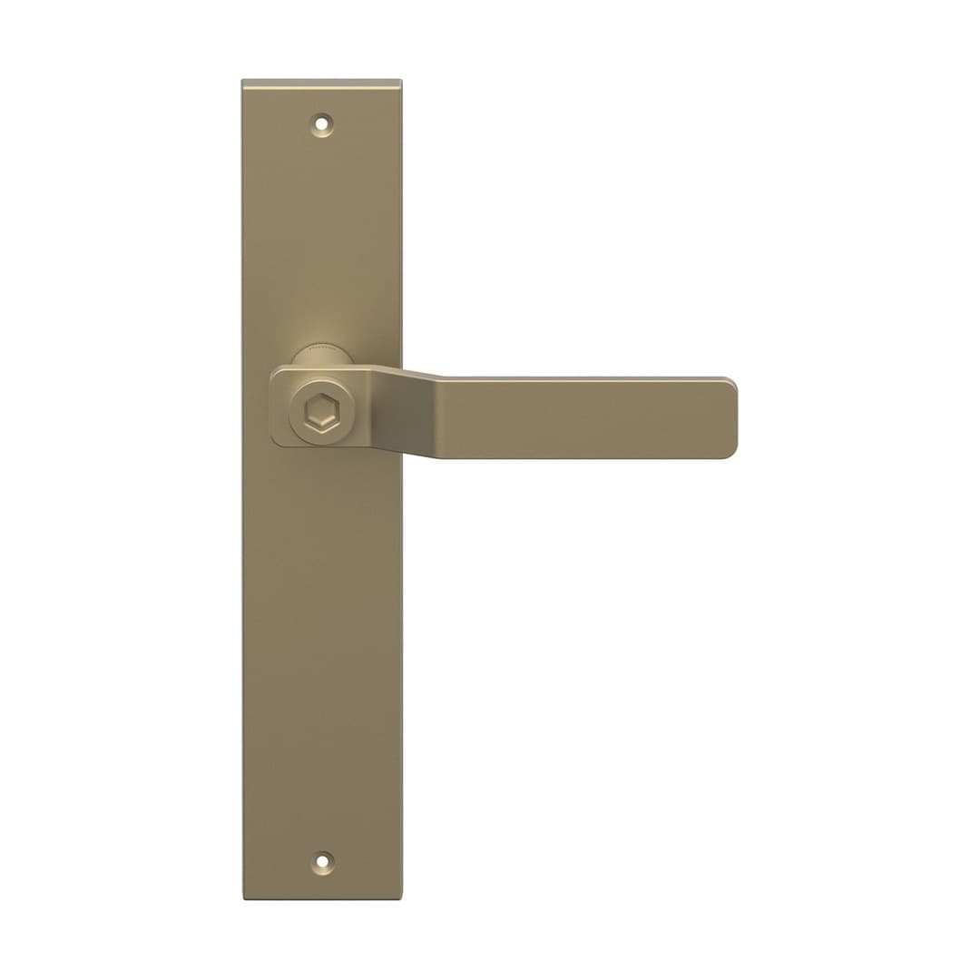 Forme Gas – Πόμολο Πόρτας Πλάκα – Asti plate – Brassed Satin Matt (A535-P06C-S02)