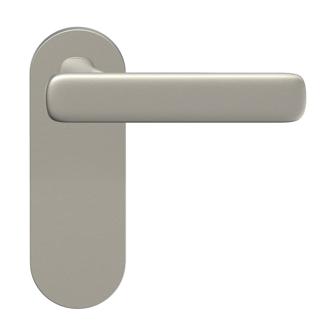 Forme Flow – Πόμολο Πόρτας Πλάκα – Short T plate – Pearl Nickel (A541-PST-N16)
