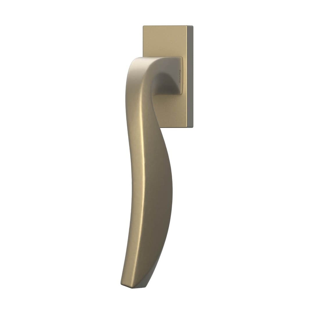 Forme Diana – Πόμολο Παραθύρου – Rectangular rosette – Brassed Satin Matt (D177-RRD-S02)