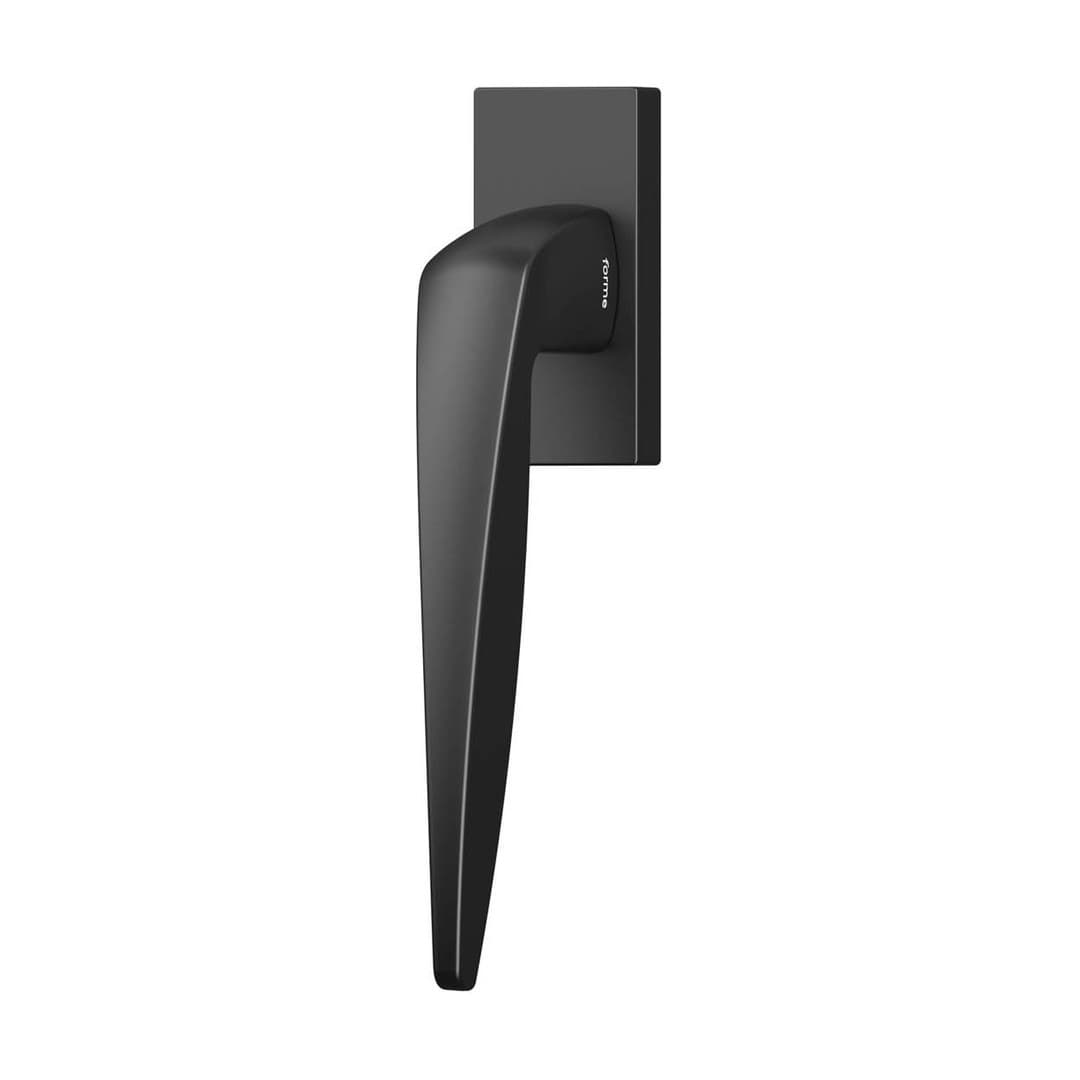 Forme Foglia – Πόμολο Παραθύρου – Rectangular rosette – Matt Black (D272-RRD-N52)