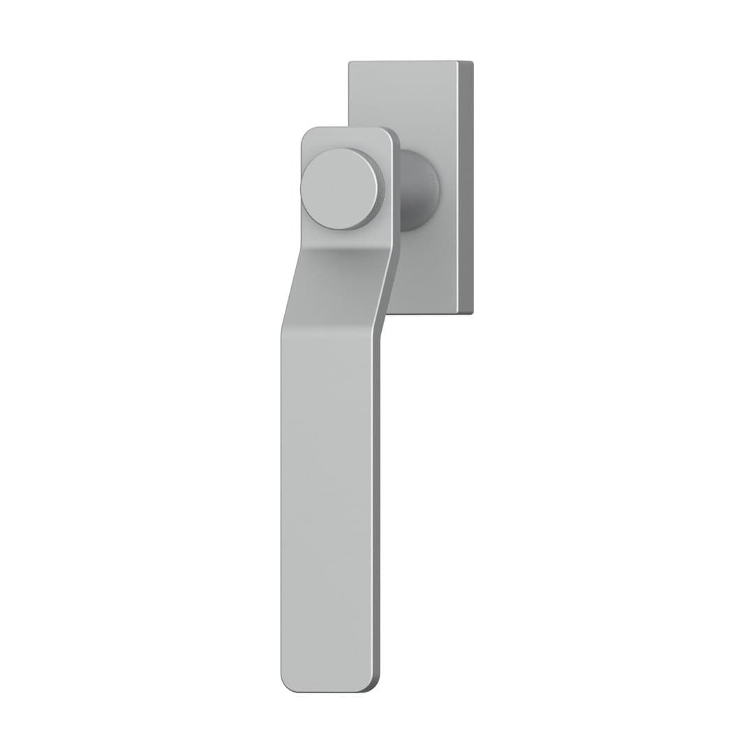 Forme Gas Groove – Πόμολο Παραθύρου – Rectangular rosette – Pearl Chrome (D536-RRD-C06)
