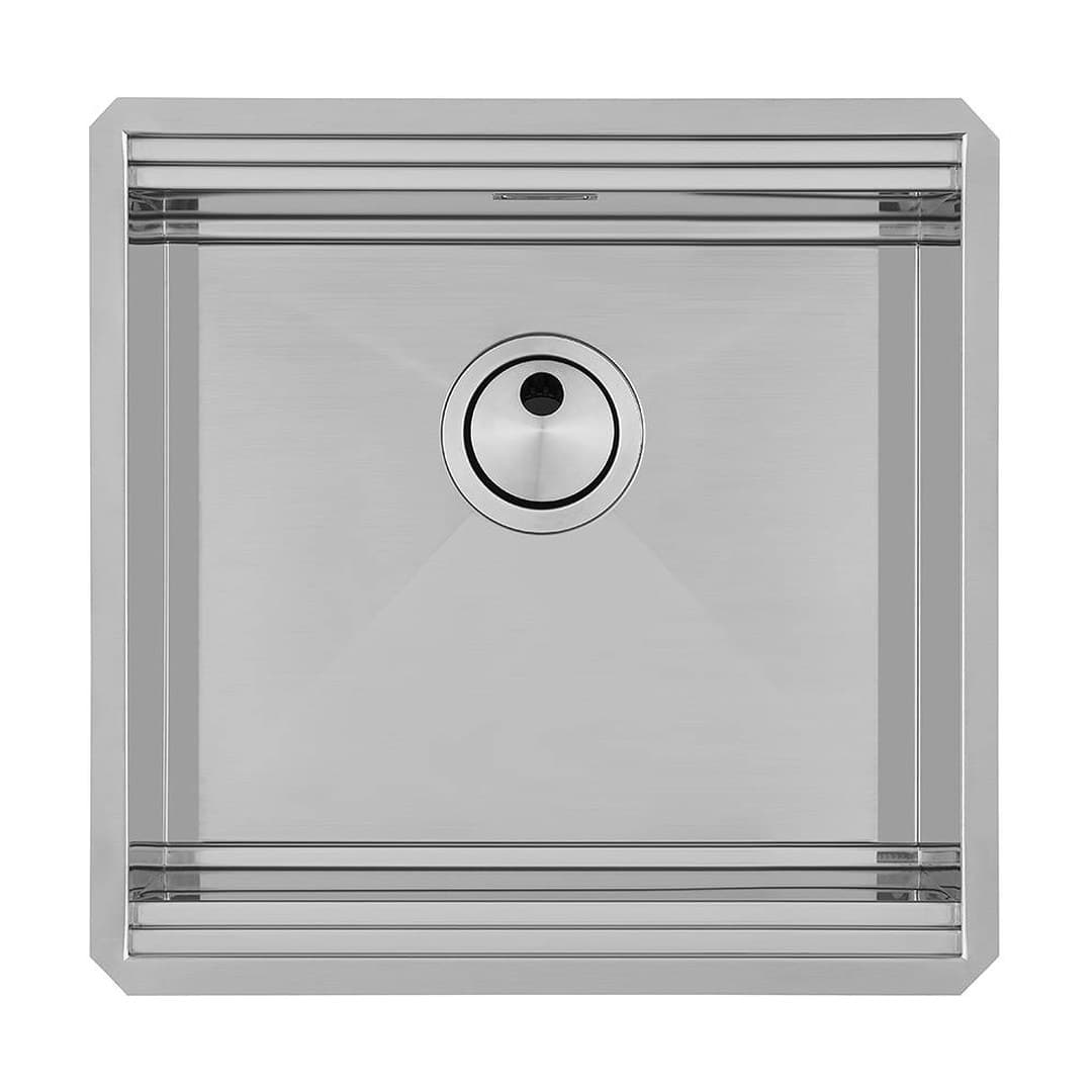 Foster Milanello Workstation – Νεροχύτης 1 Γούρνας – Υποκαθήμενος 470×466 mm – Stainless steel (Brushed in line) (1031 850)