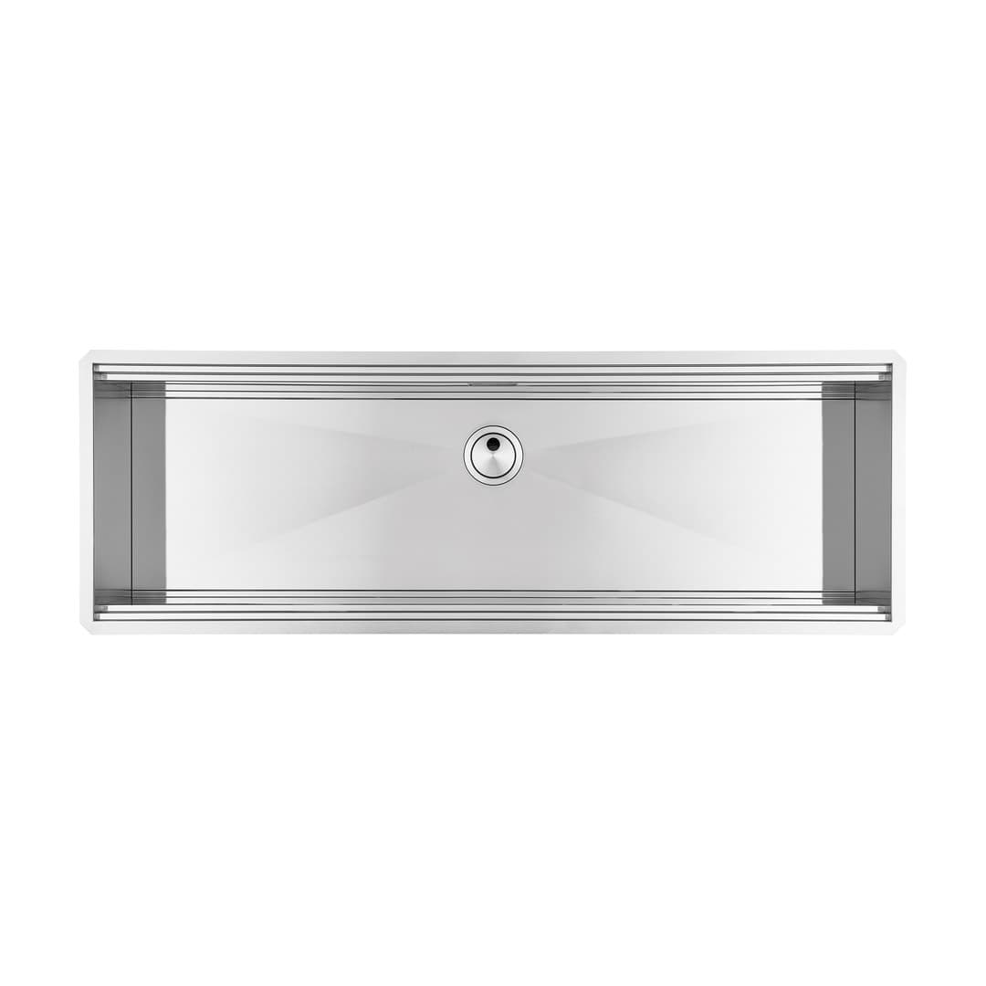 Foster Happy Hour – Νεροχύτης 1 Γούρνας – Υποκαθήμενος 1447×502 mm – Stainless steel (Brushed in line) (1050 850)