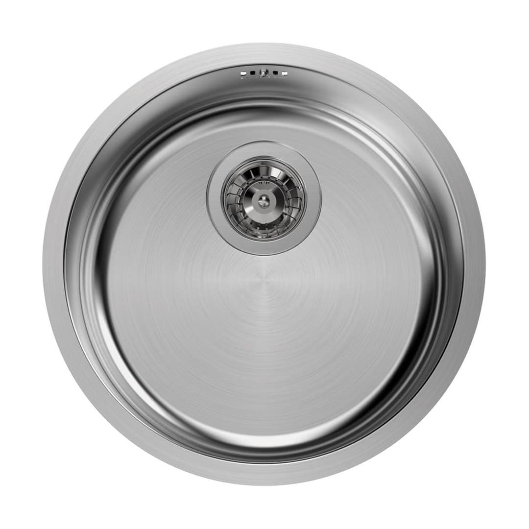 Foster Circolari – Νεροχύτης 1 Γούρνας – Υποκαθήμενος ø 425 – Stainless steel (Foster brushed) (1130 860)