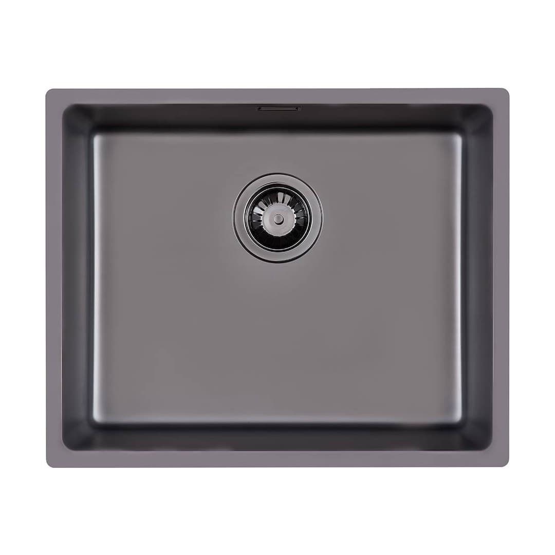 Foster Smokey – Νεροχύτης 1 Γούρνας – Υποκαθήμενος 540×440 mm – Gun Metal (Fumé) (1155 856)
