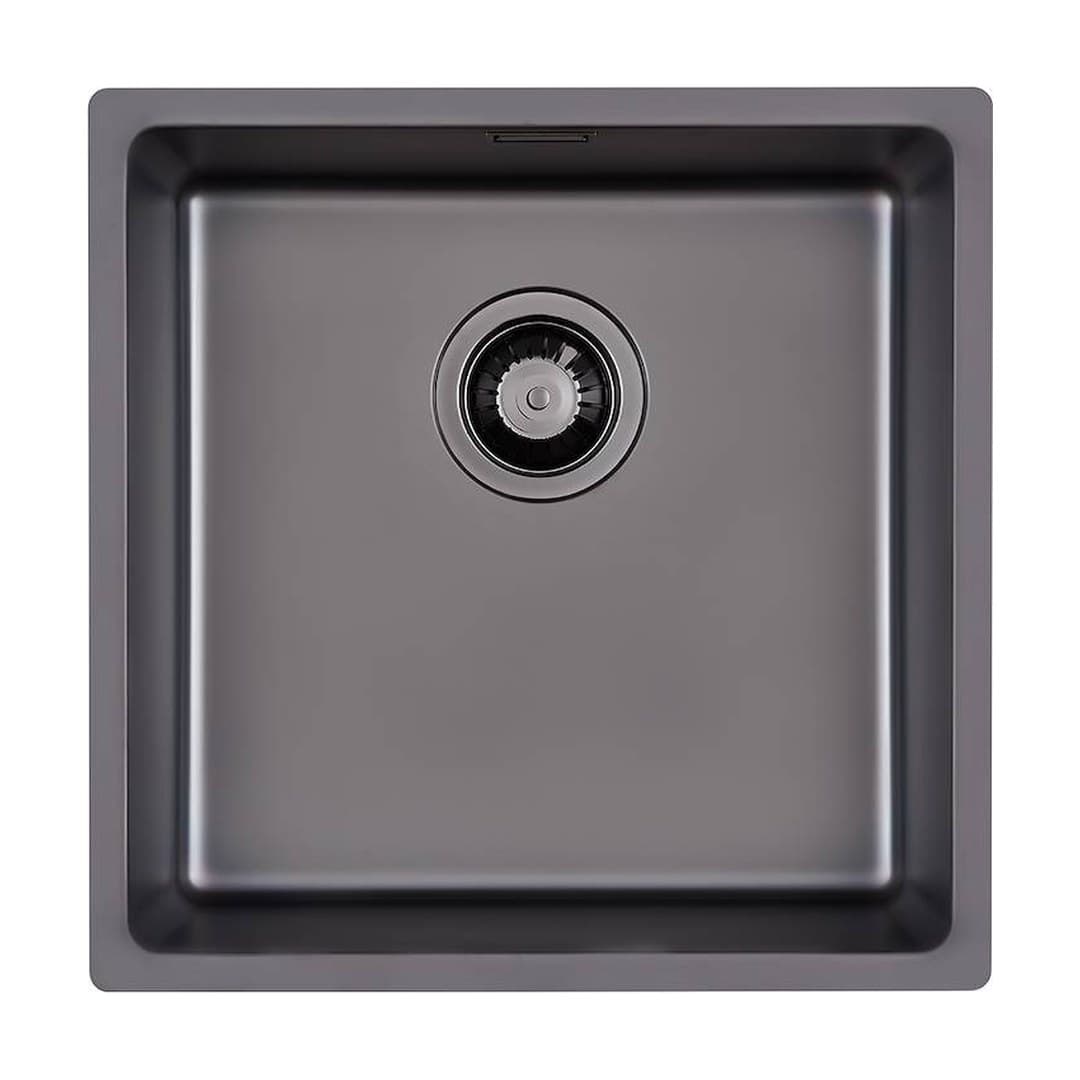 Foster Smokey – Νεροχύτης 1 Γούρνας – Υποκαθήμενος 440×440 mm – Gun Metal (Fumé) (1156 856)
