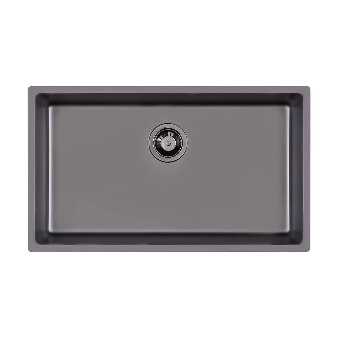 Foster Smokey – Νεροχύτης 1 Γούρνας – Υποκαθήμενος 750×440 mm – Gun Metal (Fumé) (1157 856)