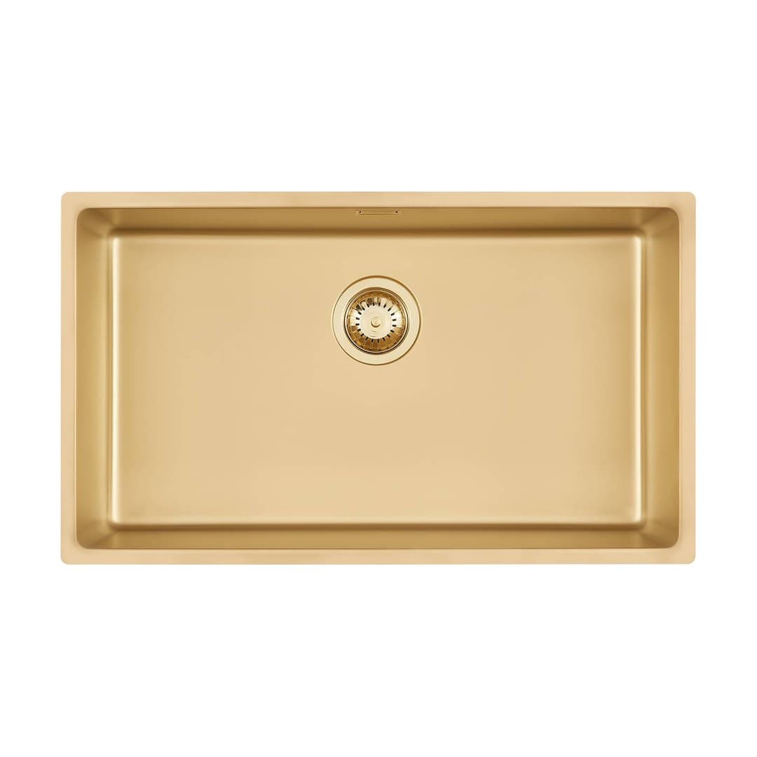 Foster Smokey – Νεροχύτης 1 Γούρνας – Υποκαθήμενος 750×440 mm – Gold (Fumé) (1157 859)