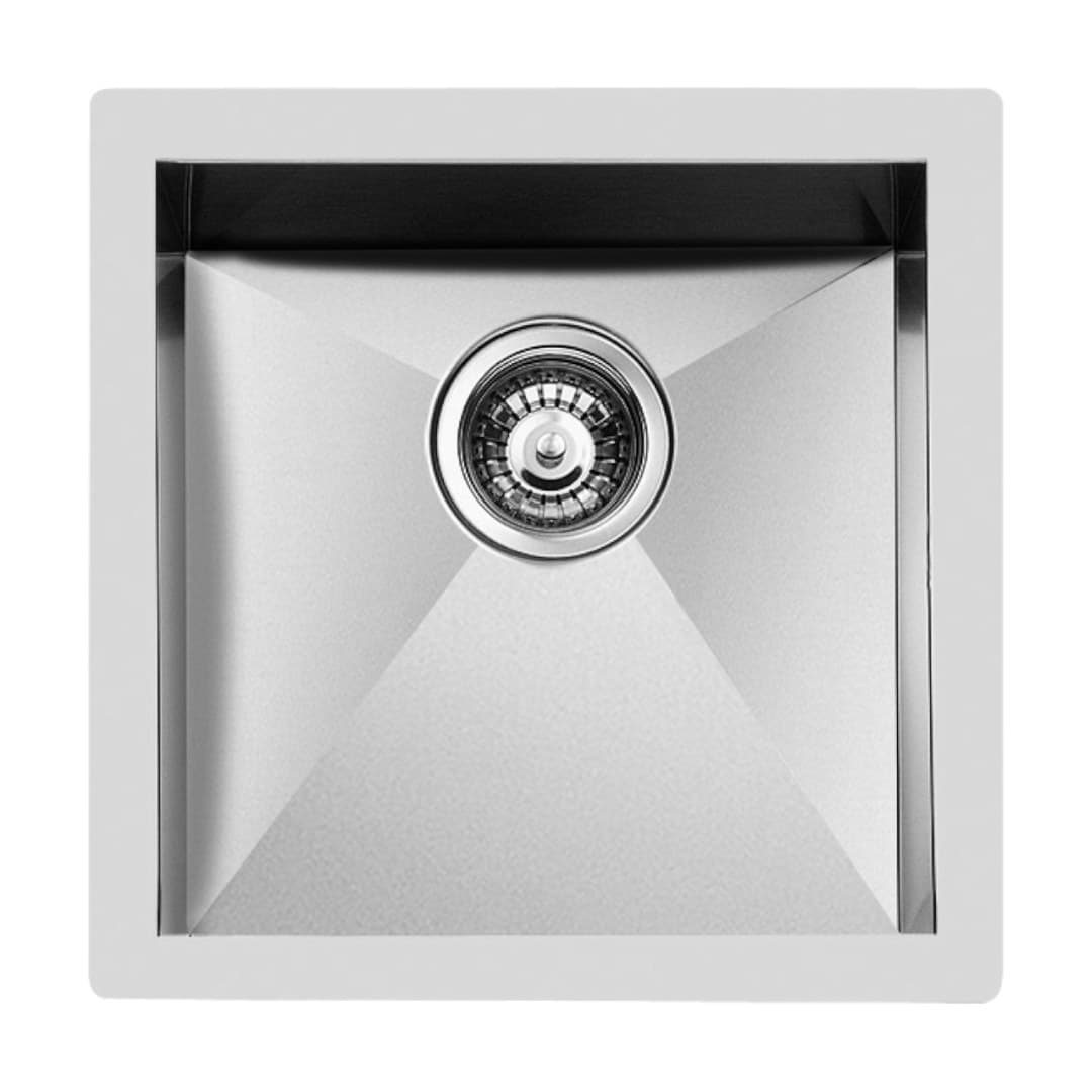 Foster Quadra – Νεροχύτης 1 Γούρνας – Υποκαθήμενος 450×450 mm – Stainless steel (Brushed in line) (1214 850)