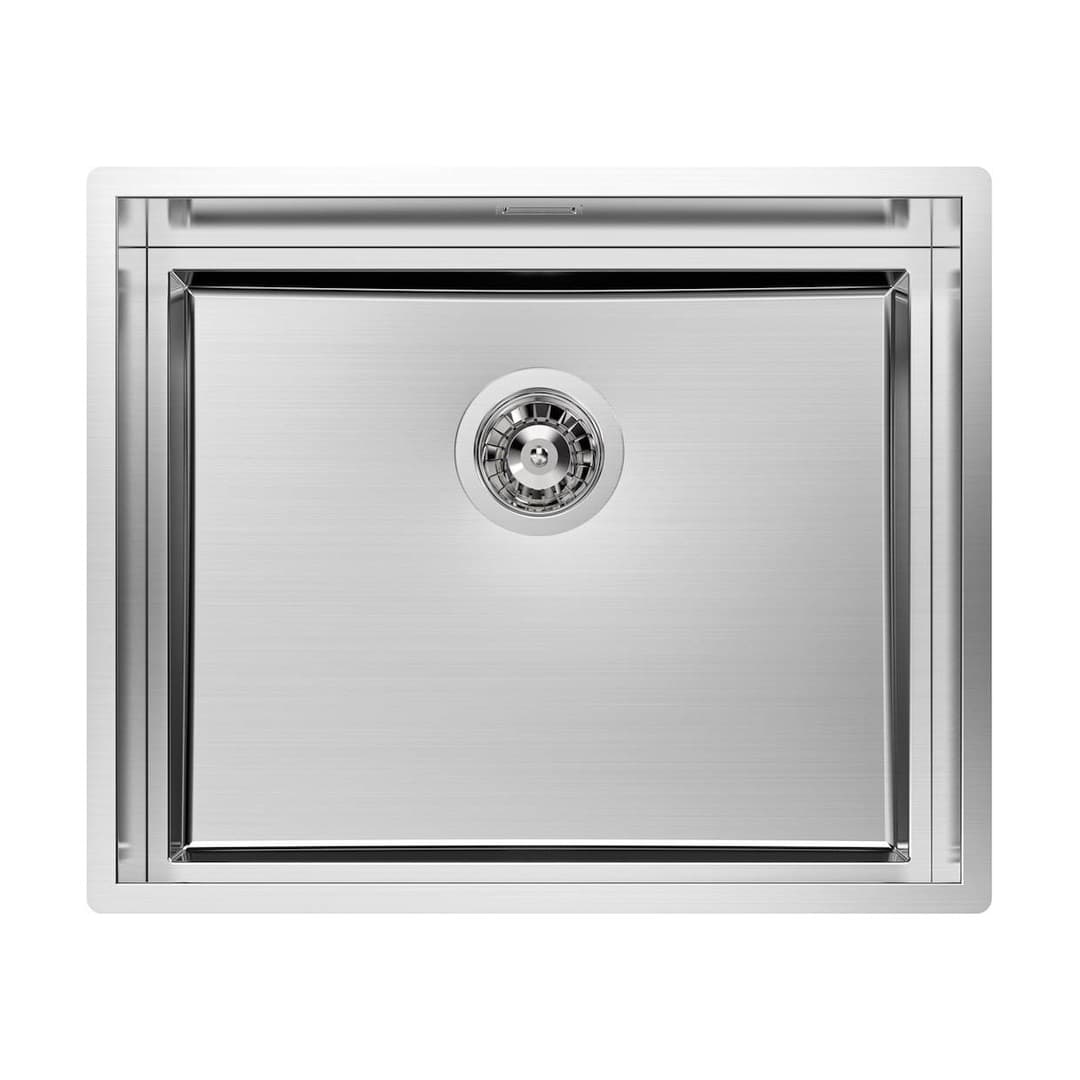 Foster Quadra EVO – Νεροχύτης 1 Γούρνας – Υποκαθήμενος 570×470 mm – Stainless steel (Brushed in line) (1255 850)