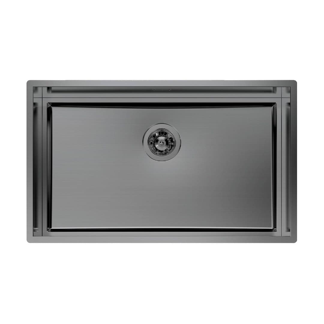 Foster Quadra EVO – Νεροχύτης 1 Γούρνας – Υποκαθήμενος 780×470 mm – Gun Metal (Brushed in line) (1257 856)