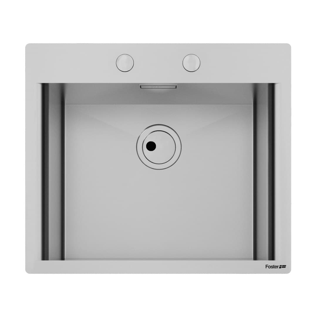 Foster New wave – Νεροχύτης 1 Γούρνας – Stainless steel (Brushed in line) (1410 000)