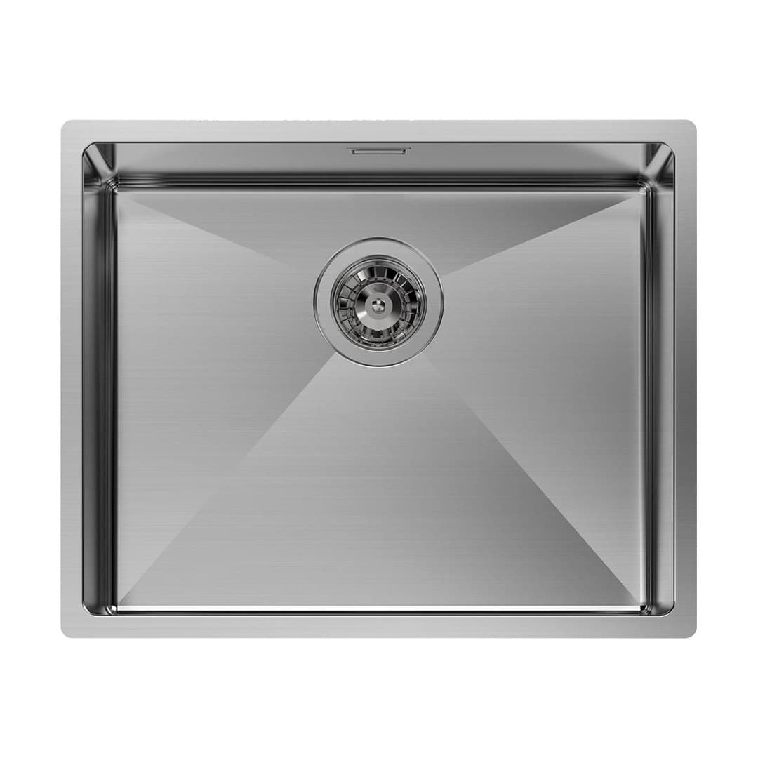 Foster Quadra R12 – Νεροχύτης 1 Γούρνας – Υποκαθήμενος 540×440 mm – Stainless steel (Brushed in line) (1715 850)