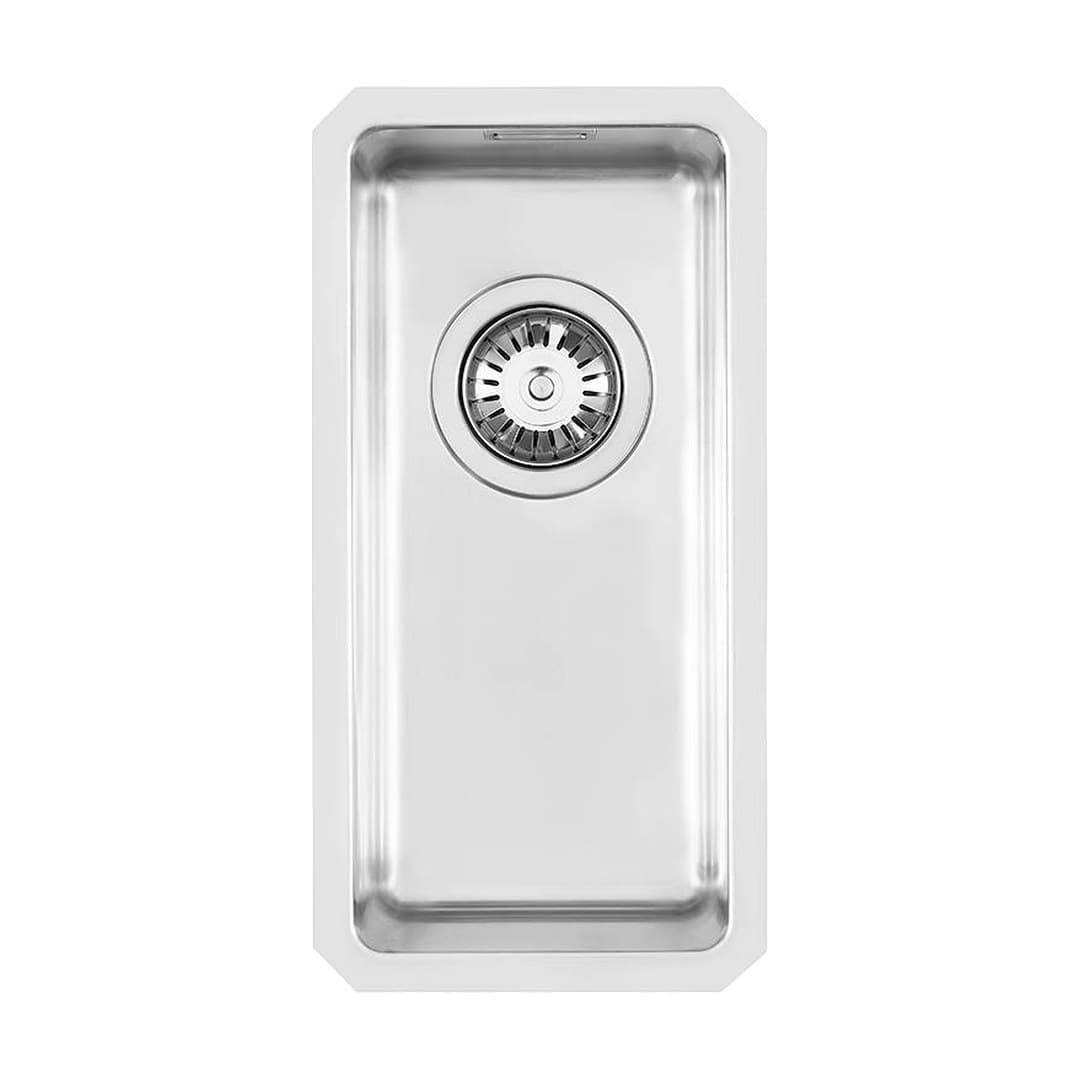 Foster KE – Νεροχύτης 1 Γούρνας – Υποκαθήμενος 222×442 mm – Stainless steel (Foster brushed) (2151 850)