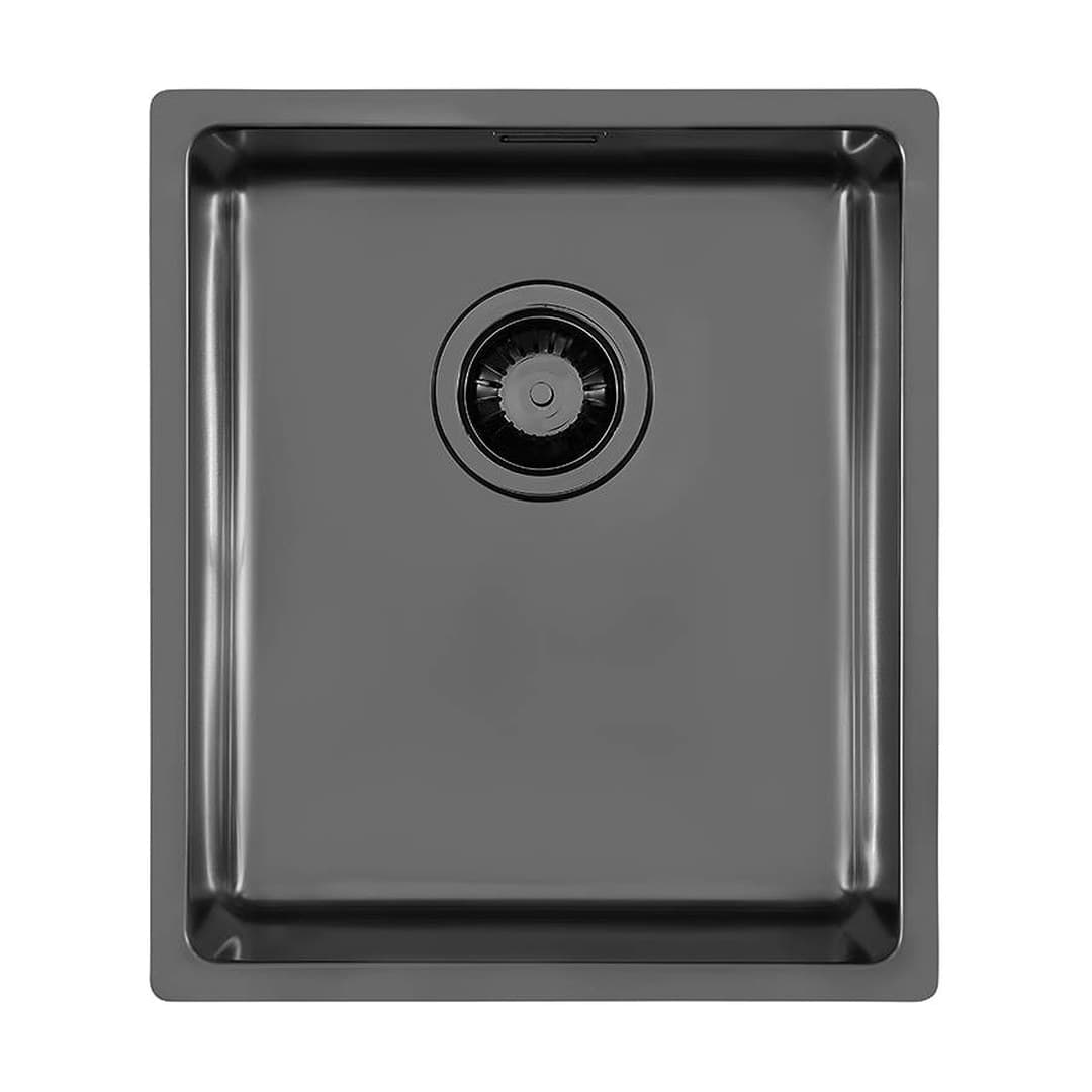 Foster KE – Νεροχύτης 1 Γούρνας – Υποκαθήμενος 380×440 mm – Gun Metal (Foster brushed) (2153 856)