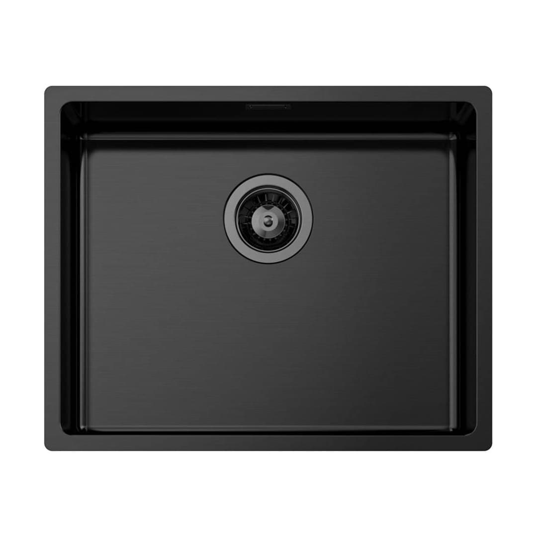 Foster KE – Νεροχύτης 1 Γούρνας – Υποκαθήμενος 540×440 mm – Black (Foster brushed) (2155 853)