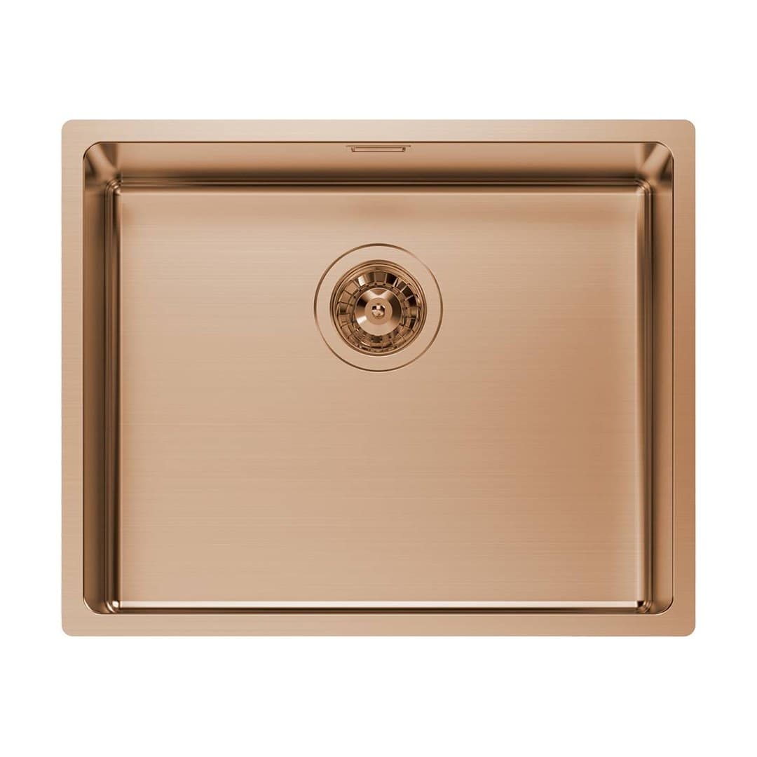 Foster KE – Νεροχύτης 1 Γούρνας – Υποκαθήμενος 540×440 mm – Brandy (Foster brushed) (2155 855)