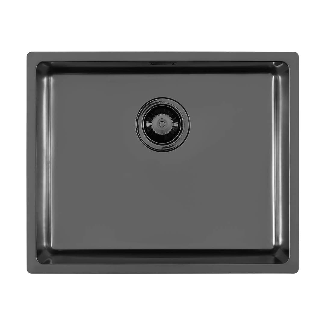 Foster KE – Νεροχύτης 1 Γούρνας – Υποκαθήμενος 540×440 mm – Gun Metal (Foster brushed) (2155 856)