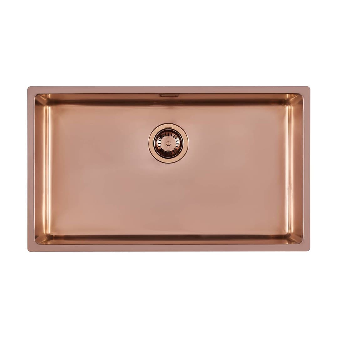 Foster KE – Νεροχύτης 1 Γούρνας – Υποκαθήμενος 750×440 mm – Copper (Foster brushed) (2157 858)