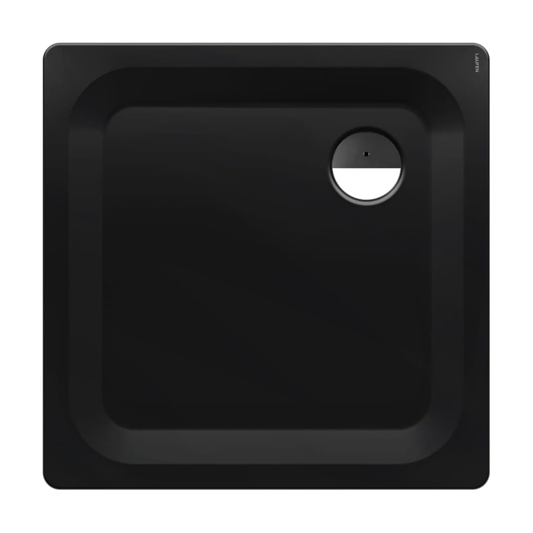 Laufen PLATINA – Ντουζιέρα – 800×800 mm, ύψος 30 mm, τετράγωνη, πολύ χαμηλή – Black Matt (H2150017160401)
