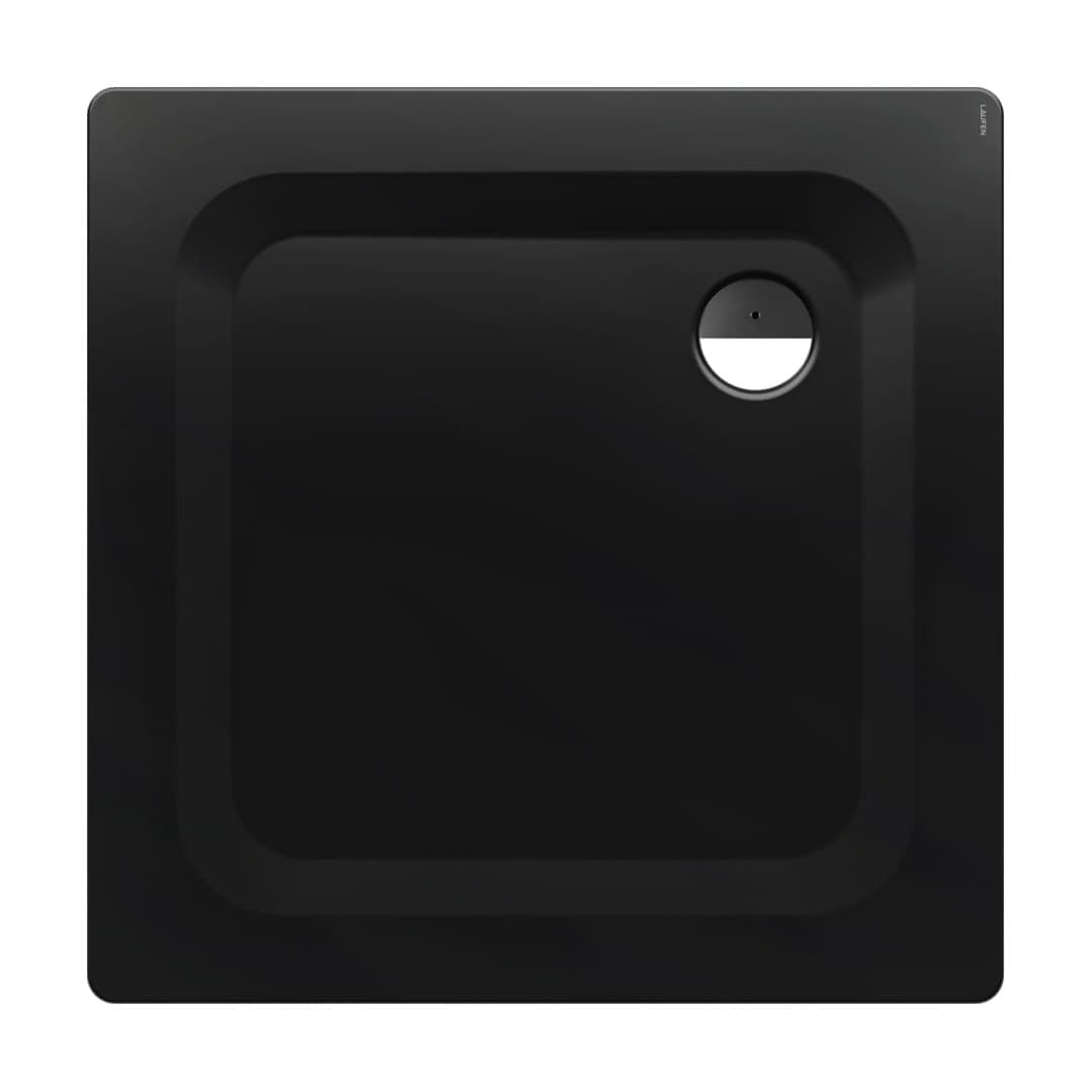 Laufen PLATINA – Ντουζιέρα – 1000×1000 mm, ύψος 30 mm, τετράγωνη, πολύ χαμηλή – Black Matt (H2150047160401)
