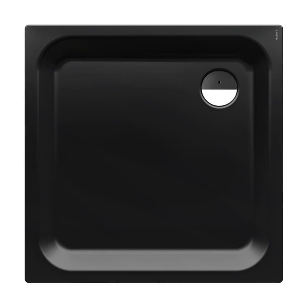Laufen PLATINA – Ντουζιέρα – 900×900 mm, ύψος 65 mm, τετράγωνη, χαμηλή – Black Matt (H2150127160401)
