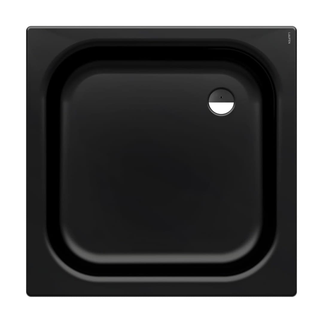 Laufen PLATINA – Ντουζιέρα – 800×800 mm, ύψος 150 mm, τετράγωνη, βαθιά – Black Matt (H2150217160401)