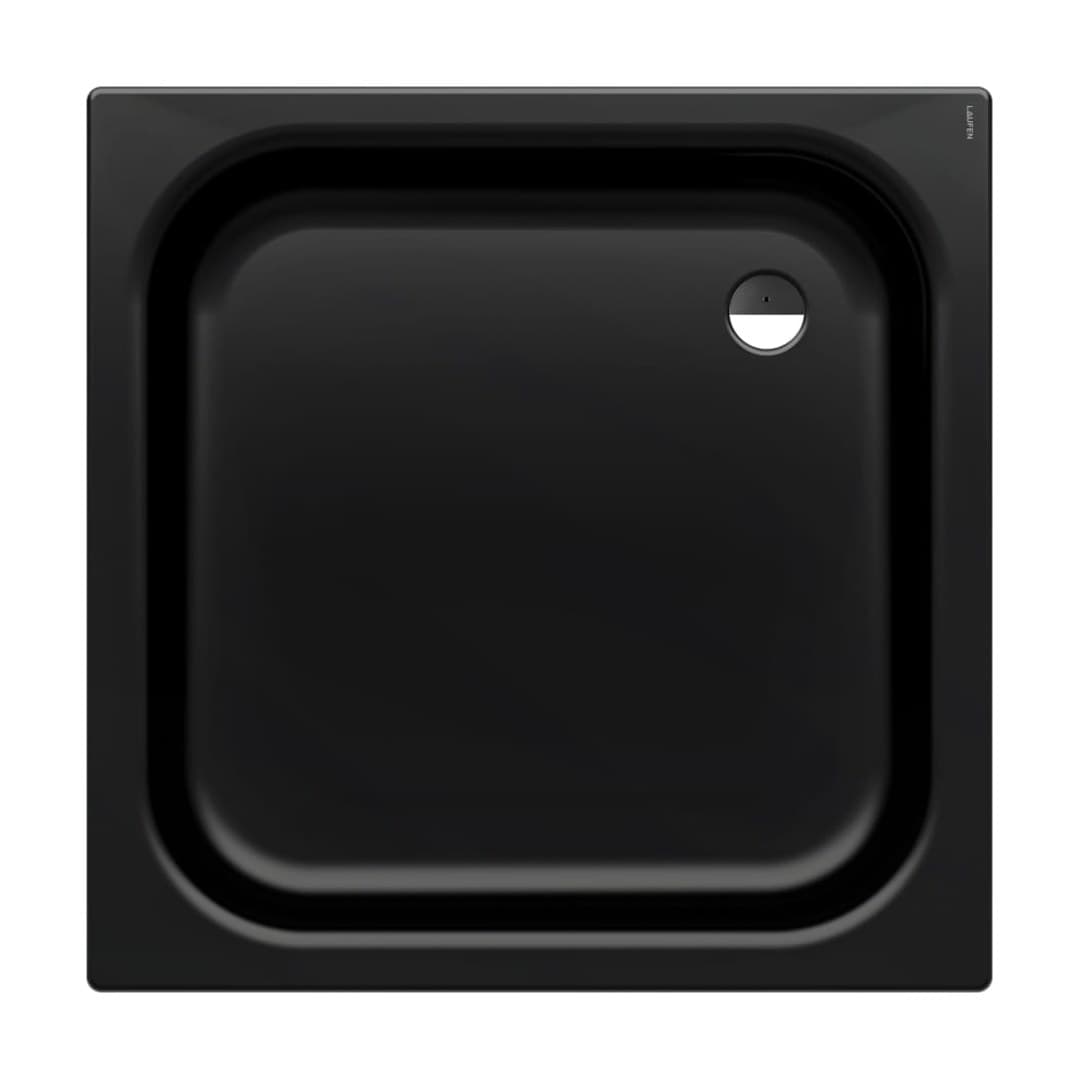 Laufen PLATINA – Ντουζιέρα – 900×900 mm, ύψος 150 mm, τετράγωνη, βαθιά – Black Matt (H2150227160401)