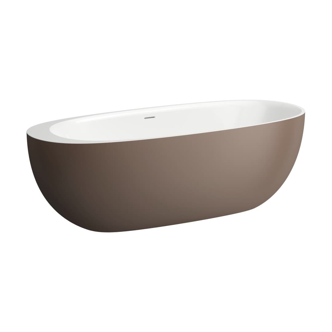 Laufen ILBAGNOALESSI – Μπανιέρα – Caffè matt outside, white satin inside (H2209721660001)