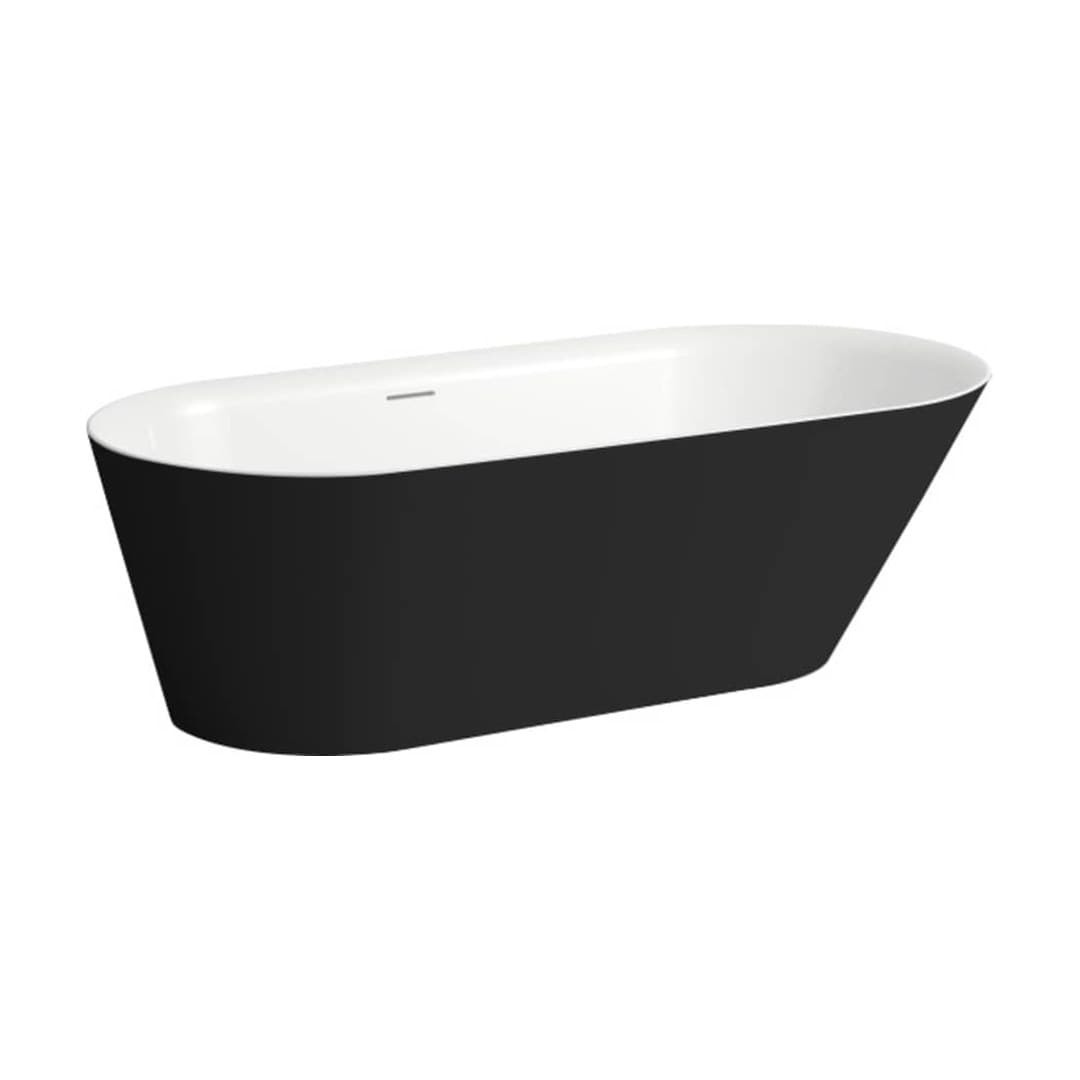 Laufen Kartell LAUFEN – Μπανιέρα – 1715×815 mm, ελεύθερη – Outside black matt/inside white matt (H2263320650001)