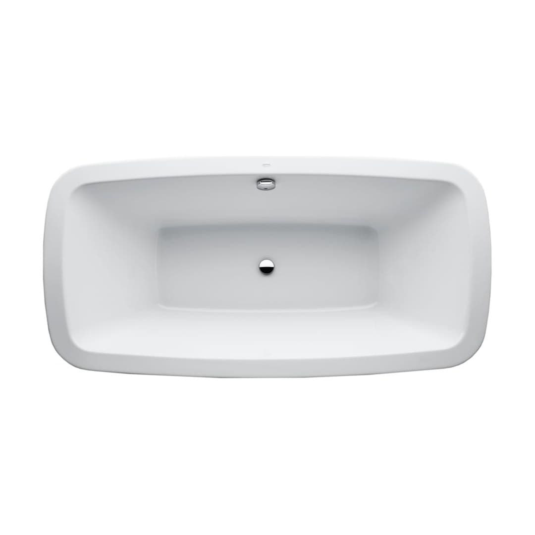 Laufen PALOMBA COLLECTION – Μπανιέρα – 1800×900 mm, χείλος 40 mm, ένθετη, κεντρική αποχέτευση – White (H2328000000001)