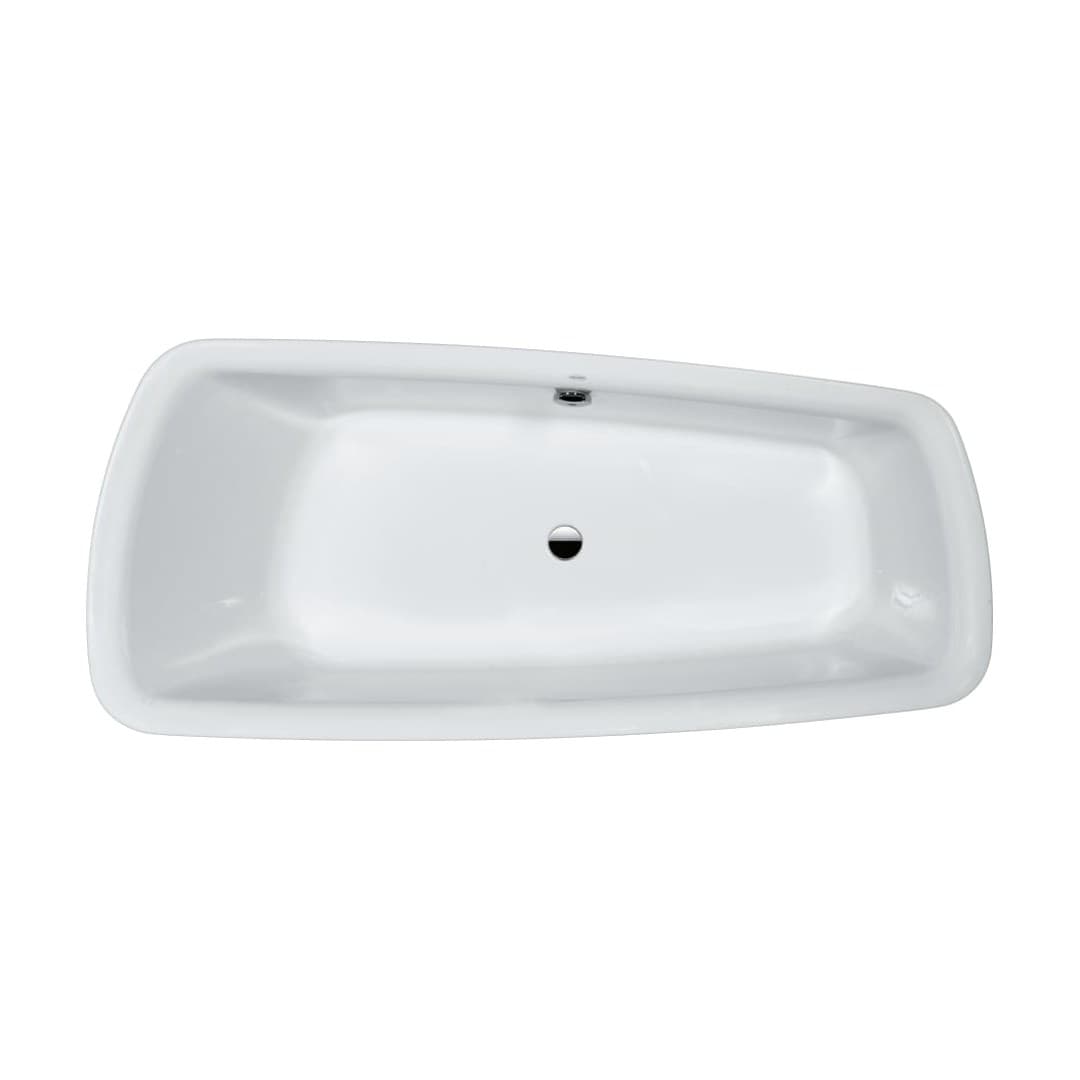 Laufen PALOMBA COLLECTION – Μπανιέρα – 1800×800 mm, χείλος 20 mm, ένθετη – White (H2428000000001)
